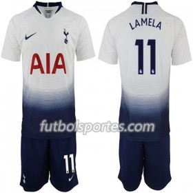 Camisetas Tottenham Hotspur Lamela 11 Niño Primera Equipacion 2018/2019